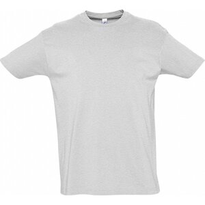 Sol's Pánské bavlněné tričko Imperial vysoká gramáž Barva: šedá popelavá melír, Velikost: 3XL L190