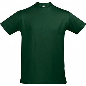 Sol's Pánské bavlněné tričko Imperial vysoká gramáž Barva: Zelená lahvová, Velikost: L L190