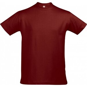 Sol's Pánské bavlněné tričko Imperial vysoká gramáž Barva: červená chilli, Velikost: L L190