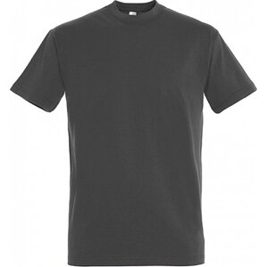 Sol's Pánské bavlněné tričko Imperial vysoká gramáž Barva: šedá tmavá, Velikost: 3XL L190