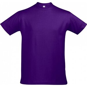 Sol's Pánské bavlněné tričko Imperial vysoká gramáž Barva: tmavá fialová, Velikost: L L190