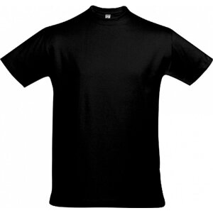 Sol's Pánské bavlněné tričko Imperial vysoká gramáž Barva: Černá, Velikost: 4XL L190