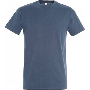 Sol's Pánské bavlněné tričko Imperial vysoká gramáž Barva: modrý denim, Velikost: 3XL L190