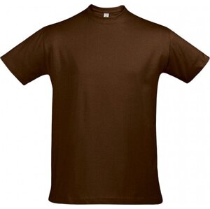 Sol's Pánské bavlněné tričko Imperial vysoká gramáž Barva: hnědá zemitá, Velikost: L L190