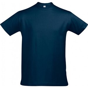 Sol's Pánské bavlněné tričko Imperial vysoká gramáž Barva: modrá námořní světlá, Velikost: 3XL L190
