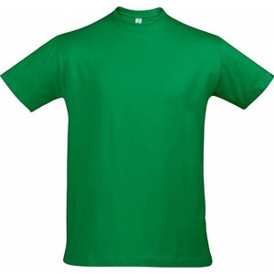Sol's Pánské bavlněné tričko Imperial vysoká gramáž Barva: zelená výrazná, Velikost: S L190