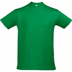 Sol's Pánské bavlněné tričko Imperial vysoká gramáž Barva: zelená výrazná, Velikost: XS L190