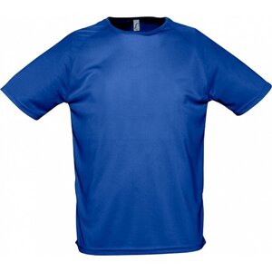 Sol's Sportovní tričko s raglánovými rukávy s kulatým zadním dílem Barva: modrá královská, Velikost: M L198