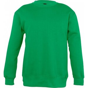Sol's Dětská Fair Wear mikina bez kapuce 50% bavlny Barva: zelená výrazná, Velikost: 4 let (96/104) L311K
