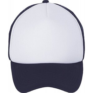 Sol's Kšiltovka s pěnovým kšiltem a nastavitelným zapínáním Barva: bílá - modrá námořní L01668
