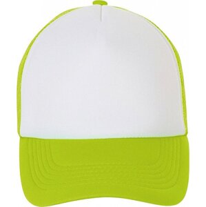 Sol's Kšiltovka s pěnovým kšiltem a nastavitelným zapínáním Barva: bílá - zelená neonová L01668