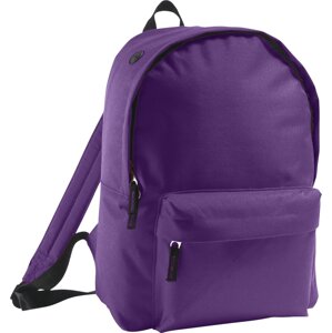 Sol's Bags Minimalistický městský batoh Rider s přední kapsou 15 l Barva: tmavá fialová, Velikost: 14 x 28 x 40 cm LB70100
