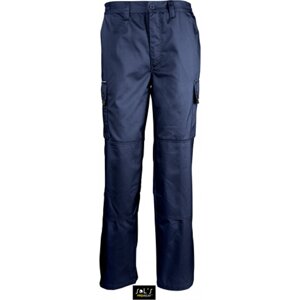 Sol's ProWear Pracovní kapsáčové kalhoty s chrániči kolen Barva: modrá námořní, Velikost: 3XL (52) LP80600