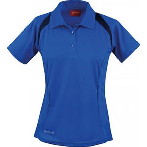 SPIRO Dámské funkční polo tričko Team Spirit Barva: modrá královská - modrá námořní, Velikost: L (40) RT177F