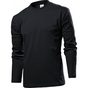Stedman® Pohodlné triko Stedman s dlouhým rukávem, eko-bavlna, 185 g/m Barva: Černá, Velikost: 3XL S290