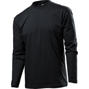 Stedman® Pánské Oeko-Tex tričko Stedman s dlouhým rukávem 160g/m Barva: Černá, Velikost: S S240
