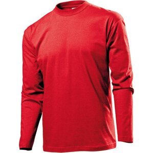 Stedman® Pánské Oeko-Tex tričko Stedman s dlouhým rukávem 160g/m Barva: červená skarletová, Velikost: L S240