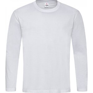 Stedman® Pánské Oeko-Tex tričko Stedman s dlouhým rukávem 160g/m Barva: Bílá, Velikost: 3XL S240