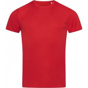 Stedman® Funkční pánské sportovní tričko Stedman 100% polyester Barva: červená rudá, Velikost: 3XL S8000