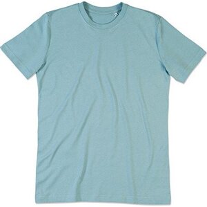 Organické tričko James s krátkým rukávem, kulatý výstřih, Stedman Barva: modrá ledová, Velikost: S S9200