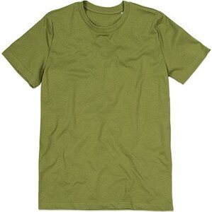 Organické tričko James s krátkým rukávem, kulatý výstřih, Stedman Barva: Zelená, Velikost: XL S9200