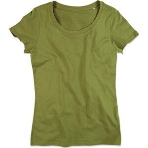 Stedman® Organické tričko Stedman Janet s kulatým výstřihem Barva: Zelená, Velikost: XL S9300