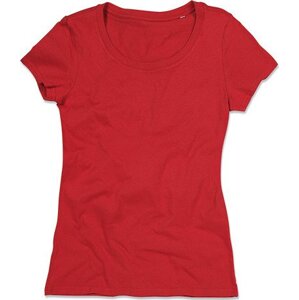 Stedman® Organické tričko Stedman Janet s kulatým výstřihem Barva: červená papriková, Velikost: XL S9300
