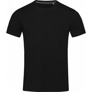 Stedman® Vypasované pánské tričko Clive s úzkými lemy, elastan 5 %, 170 g/m Barva: Černá, Velikost: XXL