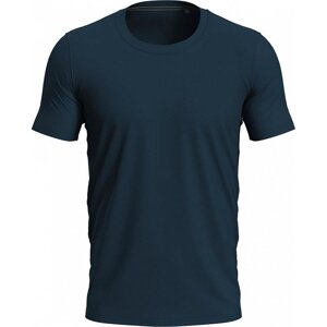 Stedman® Vypasované pánské tričko Clive s úzkými lemy, elastan 5 %, 170 g/m Barva: modrá půlnoční tmavá, Velikost: XXL