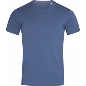 Stedman® Vypasované pánské tričko Clive s úzkými lemy, elastan 5 %, 170 g/m Barva: modrý denim, Velikost: L