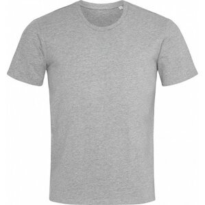 Stedman® Lehce strečové tričko s kulatým výstřihem Clive rovný střih 170 g/m Barva: šedá  melír, Velikost: XXL