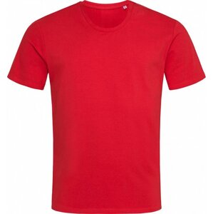 Stedman® Lehce strečové tričko s kulatým výstřihem Clive rovný střih 170 g/m Barva: červená skarletová, Velikost: XXL