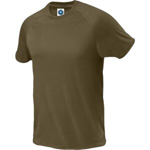 Starworld Prodyšné sportovní tričko z mikro polyesteru Barva: Khaki, Velikost: L SW300