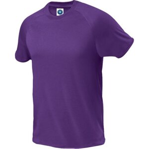 Starworld Prodyšné sportovní tričko z mikro polyesteru Barva: Fialová, Velikost: L SW300