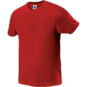 Starworld Prodyšné sportovní tričko z mikro polyesteru Barva: Červená, Velikost: XS SW300