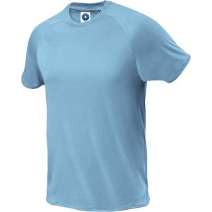 Starworld Prodyšné sportovní tričko z mikro polyesteru Barva: modrá nebeská, Velikost: M SW300