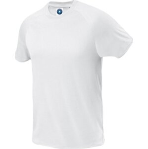 Starworld Prodyšné sportovní tričko z mikro polyesteru Barva: Bílá, Velikost: L SW300