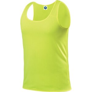 Starworld Pánské funkční tílko na běhání Running Vest Barva: žlutá fluorescentní, Velikost: L SW301