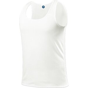 Starworld Pánské funkční tílko na běhání Running Vest Barva: Bílá, Velikost: L SW301