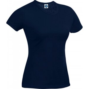 Starworld Základní dámské fitness tričko s UV ochranou 100 % polyester Barva: Modrá námořní tmavá, Velikost: M SW404