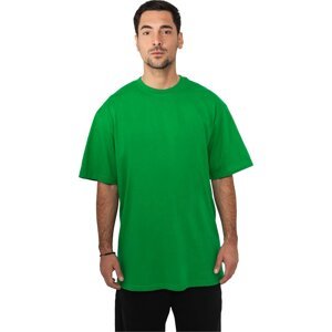 Prodloužené bavlněné rovné pánské triko Urban Classics 180 g/m Barva: Zelená, Velikost: 3XL