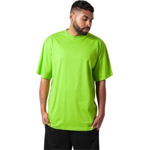 Prodloužené bavlněné rovné pánské triko Urban Classics 180 g/m Barva: Limetková zelená, Velikost: 3XL