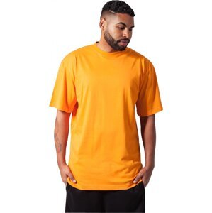 Prodloužené bavlněné rovné pánské triko Urban Classics 180 g/m Barva: Oranžová, Velikost: M