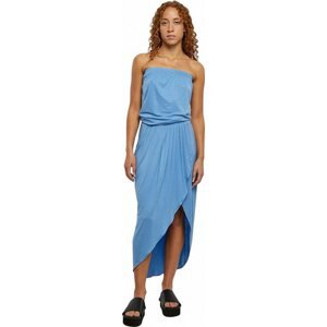 Pohodlné plážové šaty Urban Classics z viskozy Barva: Modrá, Velikost: 3XL