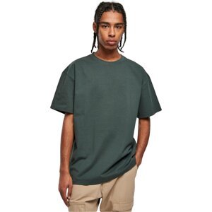 Teplé pánské bavlněné oversize triko Urban Classics Barva: Zelená lahvová, Velikost: 4XL