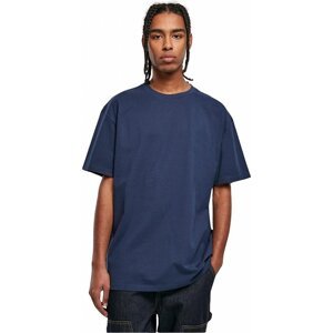 Teplé pánské bavlněné oversize triko Urban Classics Barva: tmavá modrá, Velikost: XL
