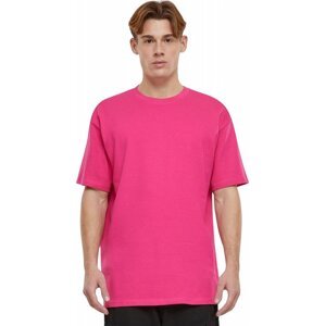 Teplé pánské bavlněné oversize triko Urban Classics Barva: růžová hibiskus, Velikost: 4XL