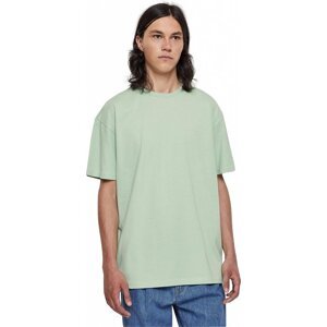 Teplé pánské bavlněné oversize triko Urban Classics Barva: zelená světlá vintage, Velikost: XL