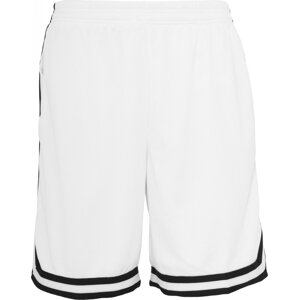 Pánské šortky Urban Classics s kontrastním lemováním Barva: bílá - černá - bílá, Velikost: 4XL