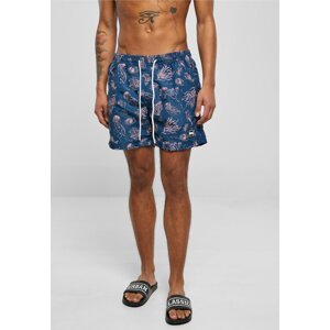 Pánské šortky na plavání se vzorem Urban Classics (22 variant) Barva: nautical aop, Velikost: XL